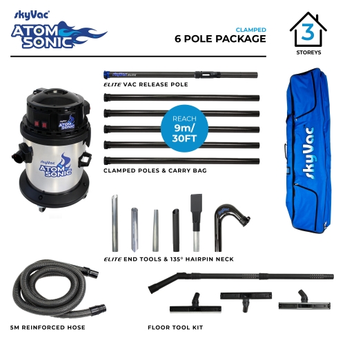 Skyvac - Atom Sonic - 6 Elite Poles (9m)