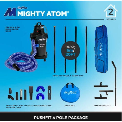 Skyvac - Mighty Atom - Push Fit Poles