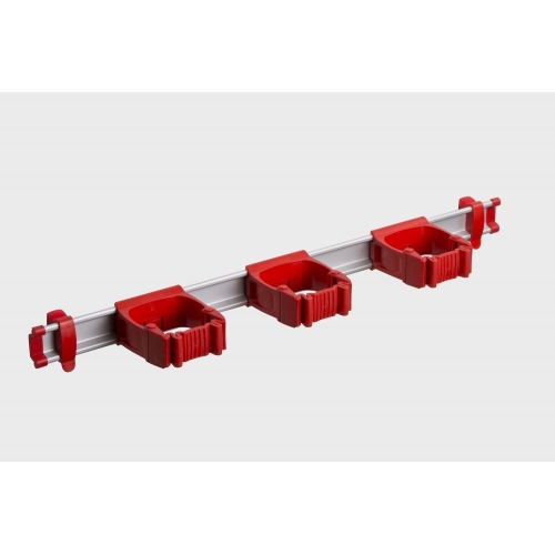 Toolflex One Wall Strip With 3 Clamps 15/35mm Red