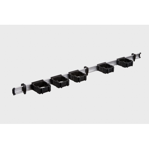 Toolflex One Wall Strip With 5 Clamps 15/35mm Black