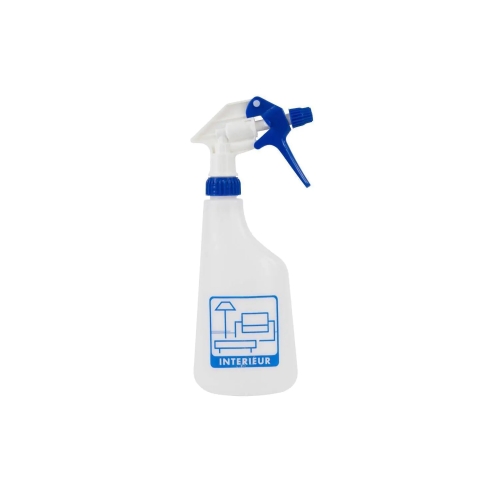 Sprayflacon met pictogram interieur blauw 600ml